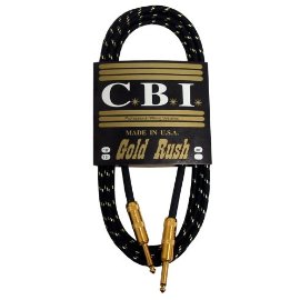CBI Gold Rush Guitar Cable - 10 Foot