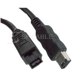 IEEE-1394 9 Pin to 6 Pin Firewire Cable 3 ft