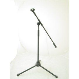 223 Low Profile BOOM Microphone Stand w. CLIP - Amp Mic