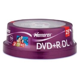 Memorex 8.5GB 8X Double Layer DVD+R