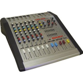 Nady 6-CHANNEL, 4-BUS Powered Console Mixer