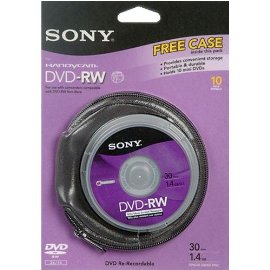 Sony 10DMW30RS2P 8cm DVD-RW, 10-Pack