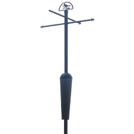 Liberty Products SQC05 Black Squirrel Stopper Pole and Baffle Set