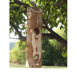Songbird Cedar Suet Log with Perches