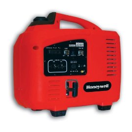 Honeywell HW2000i Portable Inverter Generator, 2000W Rated, 2100W Max Output (CARB and 50 State Compliant) - Red