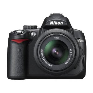Nikon D5000 12.3MP Digital SLR Camera w/ Nikkor DX 18-55mm f/3.5-5.6G VR Lens