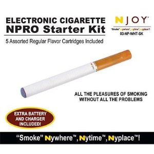 NJOY NPRO White Starter Kit w/ 5 Cartridges (03-NP-WHT-SK ...

