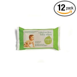 Seventh Generation Baby Wipes Refills, Chlorine Free and Unscented, (12 Pack, 960 Wipes total)