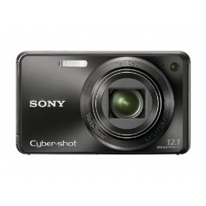 Sony Cybershot DSC-W290 12.1MP Digital Camera w/ 5x IS Zoom (DSC-W290/B, Black)