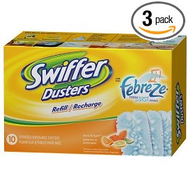 Swiffer Dusters Refills, Febreze Fresh Scent Citrus & Light, 10-Count Box (Pack of 3)