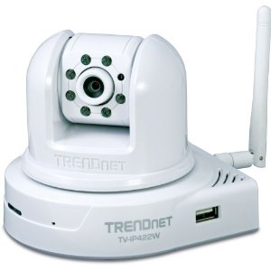TRENDnet TV-IP422W Wireless Day/Night Pan/Tilt Internet Camera Server with 2-Way Audio