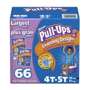 Huggies Pull-Ups 66 Training Pants for BOYS (4T-5T, 38+lbs, 17+kg)