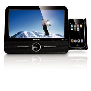 Philips DCP951/37 9-Inch Portable DVD Player with Ipod Docking