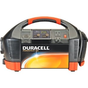Duracell Powerpack 450 Portable Generator, Charger, Air Compressor