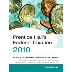 Prentice Hall's Federal Taxation 2010: Comprehensive (23rd Edition)