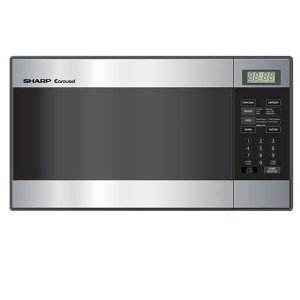 Sharp R-216LS Compact 0.8 Cubic-Foot Microwave, Stainless Steel