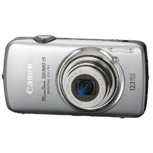 Canon PowerShot SD980 IS Digital ELPH 12.1MP Digital Camera w/ 5x Ultra Wide Angle Optical IS Zoom (Silver)