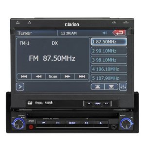 Clarion NZ409 7 1-DIN Touchscreen GPS Mulitmedia Station