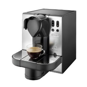 DeLonghi Nespresso Lattissima Single-Serve Espresso Maker, Metal (EN680.M)