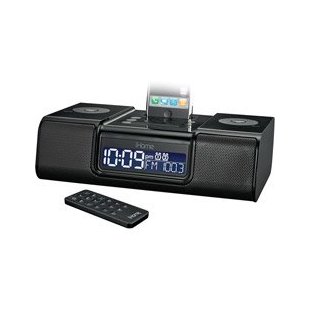 iHome iP9 Clock Radio for iPod, iPhone (iP9BR, Black)