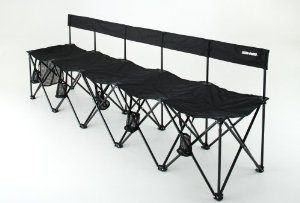 Insta-bench LX 5 Seater Bench with Backrests (Black)