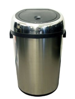 iTouchless NX Stainless Steel Touchless Trashcan 23 Gallon (87 Liter)