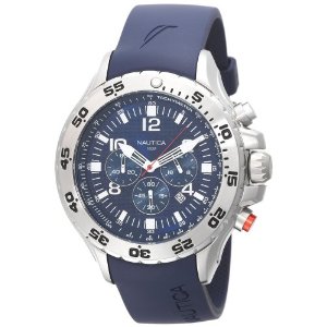 Nautica Men's NST Chronograph Watch (Blue) #N14555G