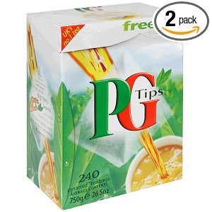 PG Tips Black Tea, 240-Count Boxes (Pack of 2, 480 tea bags total)