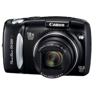 Canon PowerShot SX120 IS 10MP Digital Camera w/ 10x IS Zoom (2300810)