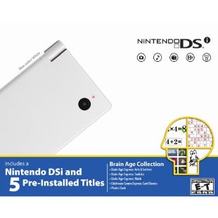 Nintendo DSi Brain-Age Collection Bundle (White)