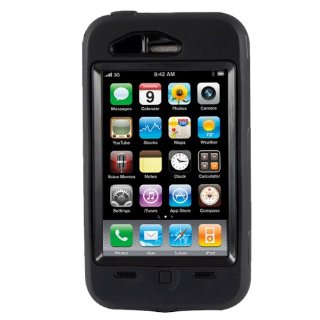 Otterbox Defender Case for iPhone 3G, 3G S (Black)
