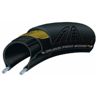 Continental Grand Prix 4000S Road Tire with Black Chili Compound (700x23, Black)