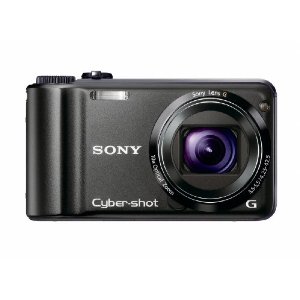 Sony Cyber-shot DSC-H55 14.1MP Digital Camera with 10x Wide Angle IS Zoom G Lens (Black)
