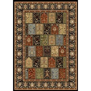Traditional Area Rug, Home Dynamix Royalty 8'x11' Black