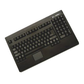 Adesso Rackmount Black PS/2 Keyboard with Glidepoint Touchpad