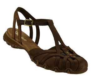 skechers brown sandals womens