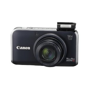 Canon PowerShot SX210 IS 14.1 MP Digital Camera with 14x Wide Angle Optical Image Stabilized Zoom and 3.0-Inch LCD (Black)