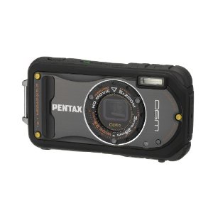 Pentax Optio W90 12.1MP Waterproof Digital Camera w/ 5x Zoom, 720p HD Video (Black)