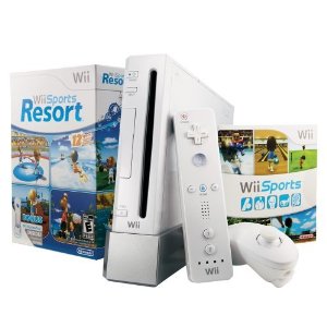 Nintendo Wii with WiiSports Resort (White)