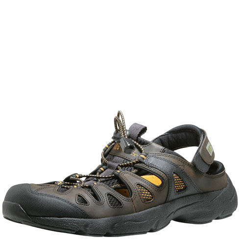 Rugged Outback Brown Cordoba Closed Toe Sport Sling: Size 9.5