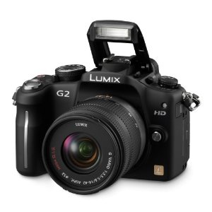 Panasonic Lumix DMC-G2 12.1MP Live MOS Interchangeable Lens Camera with Touchscreen and 14-42mm G VARIO f/3.5-5.6 MEGA OIS Lens