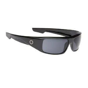 SPY Optic Logan Sunglasses LOBS00 (Gloss Black, Grey Lenses)