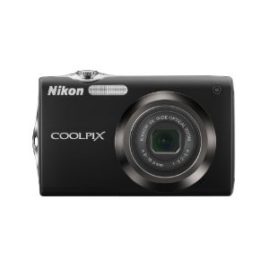 Nikon Coolpix S3000 12MP Camera with 4x VR Zoom (Black)