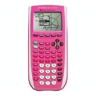 Texas Instruments TI-84 Plus Silver Edition Graphing Calculator (Pink)