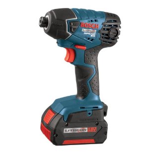 Bosch 25618-01 Cordless Impact Driver with 2 Litheon FatPack Batteries