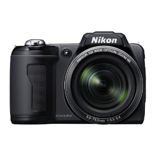 Nikon Coolpix L110 12.1MP Digital Camera with 15x VR Zoom (Black)