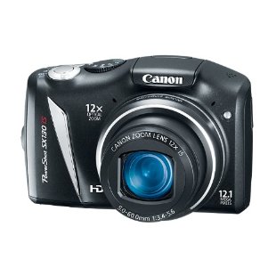 Canon PowerShot SX130 IS 12.1MP Digital Camera w/ 12x Wide Angle Zoom