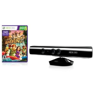 Kinect Sensor  for Xbox 360 with Kinect Adventures!