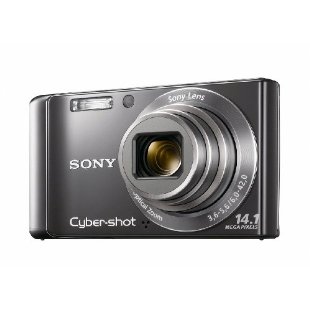 Sony Cyber-shot DSC-W370 14.1MP Digital Camera with 7x Wide Angle IS Zoom (Silver)