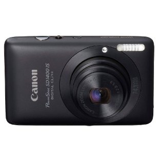 Canon PowerShot SD1400 IS Digital Elph 14.1MP Digital Camera with 4x Wide Angle IS Zoom (Black)